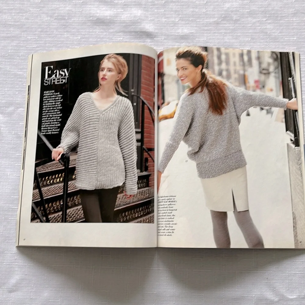 VOGUE 2 KNITTING AND 1 CROCHET MAGAZINES SET OF 3